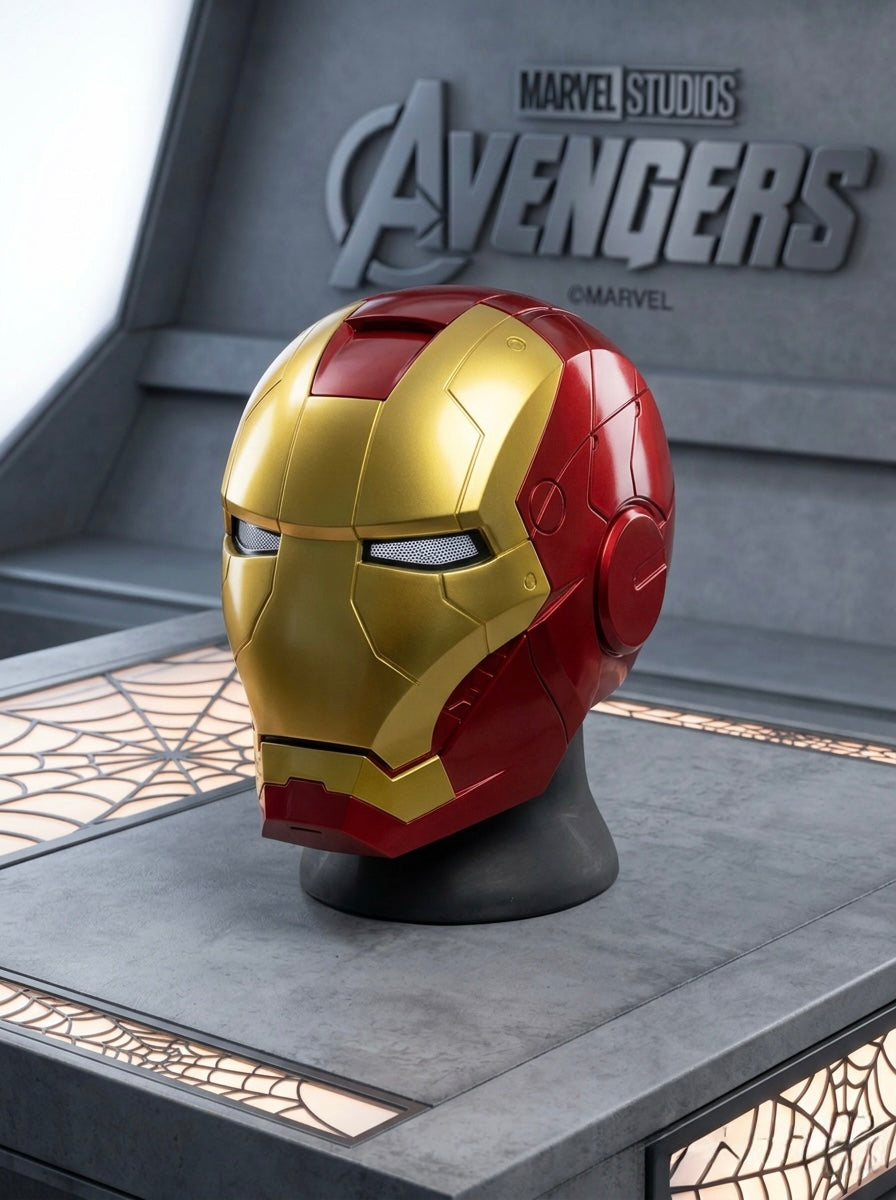 Masque d'Iron Man – Commande Vocale & Tactile, Ouverture Automatique