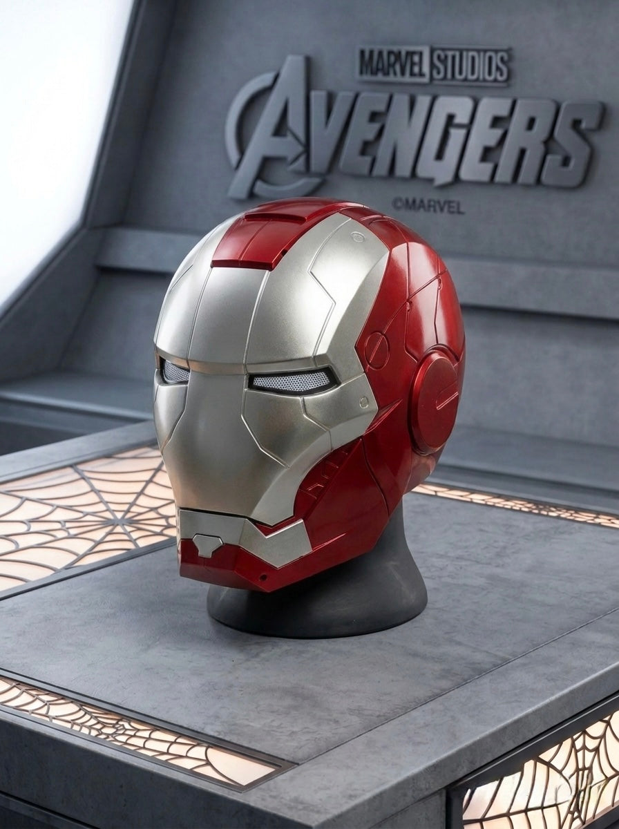 Masque d'Iron Man – Contrôle Tactile, Ouverture Automatique