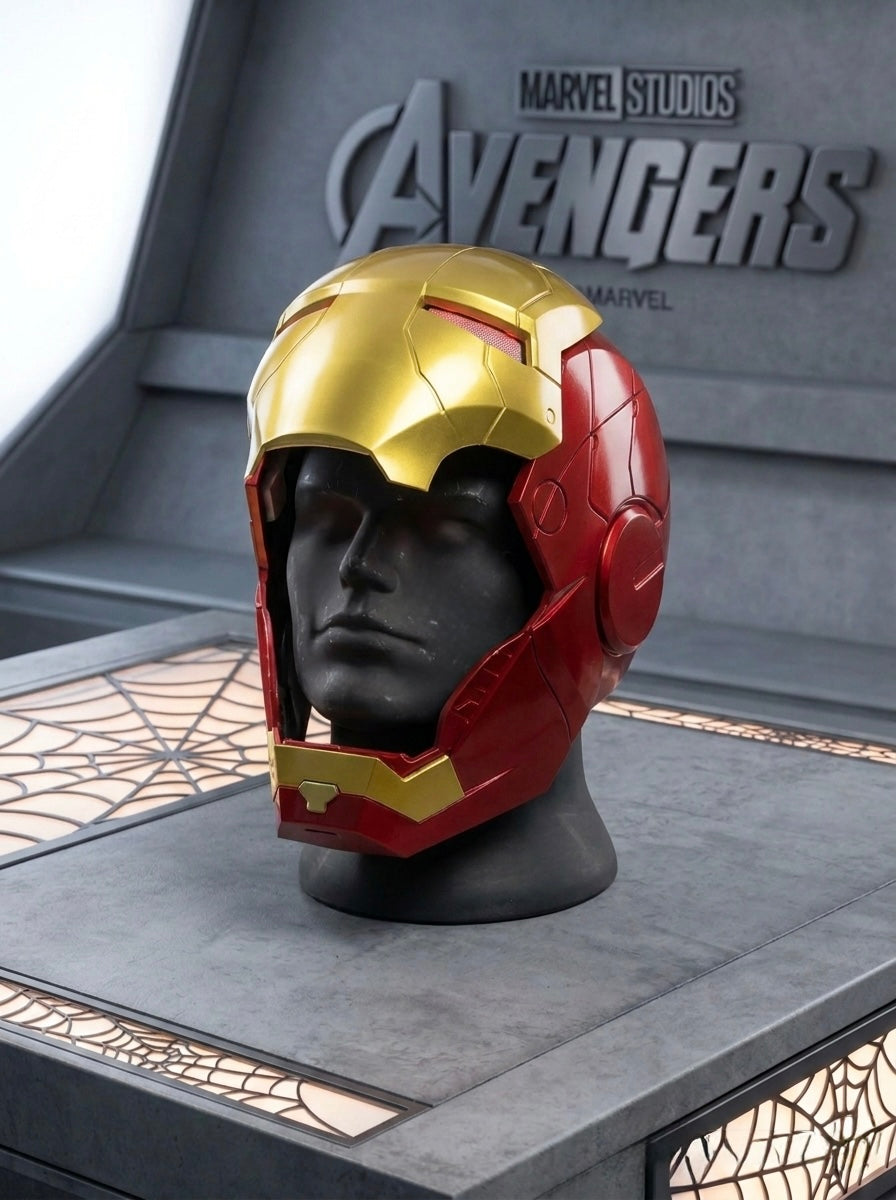 Masque d'Iron Man – Commande Vocale & Tactile, Ouverture Automatique
